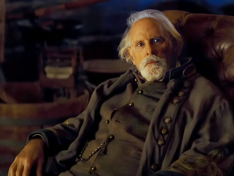 Bruce Dern as General Sanford “Sandy” Smithers in Quentin Tarantino's The Hateful Eight - 2015
