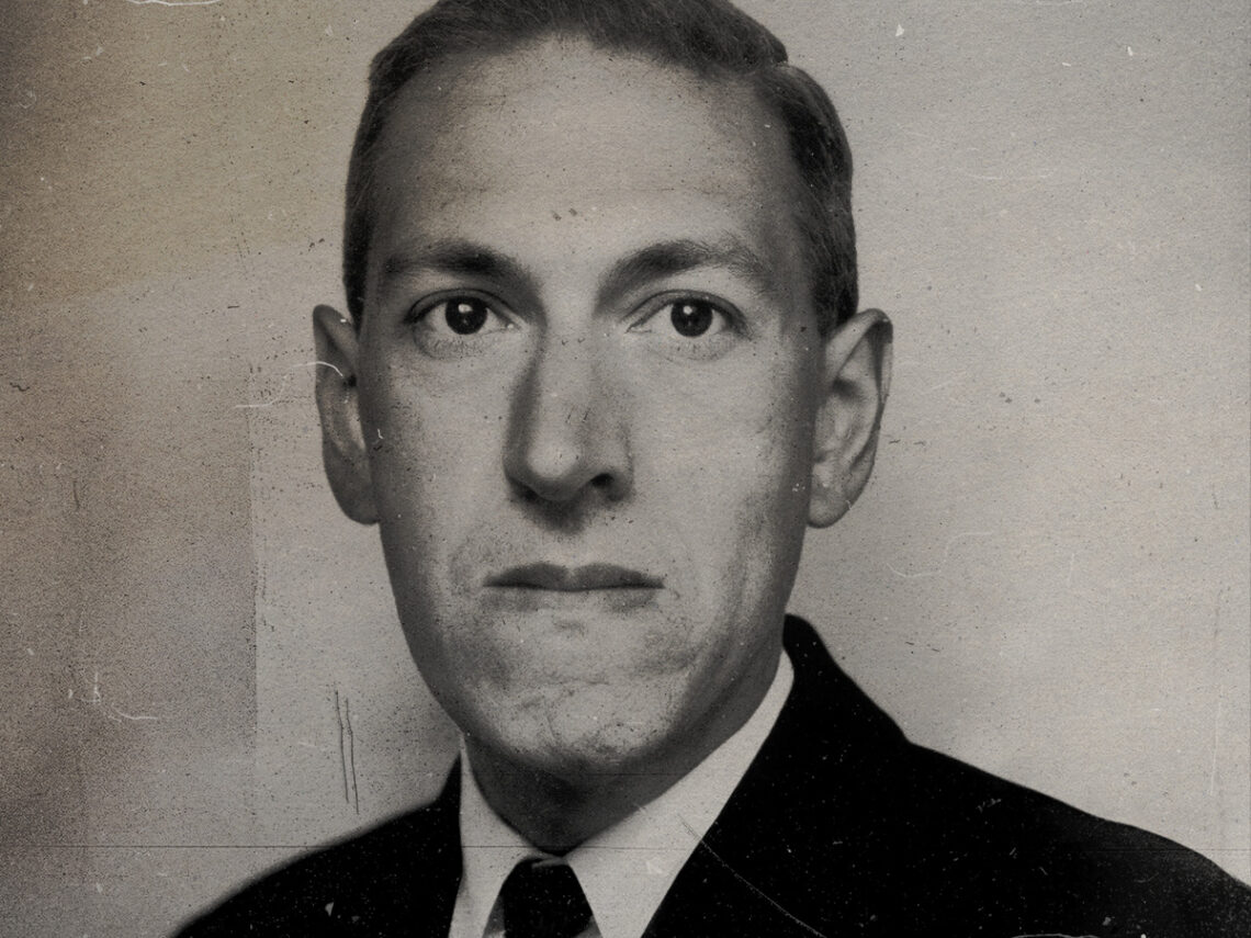 Portrait of American author H. P. Lovecraft taken by Lucius B. Truesdell