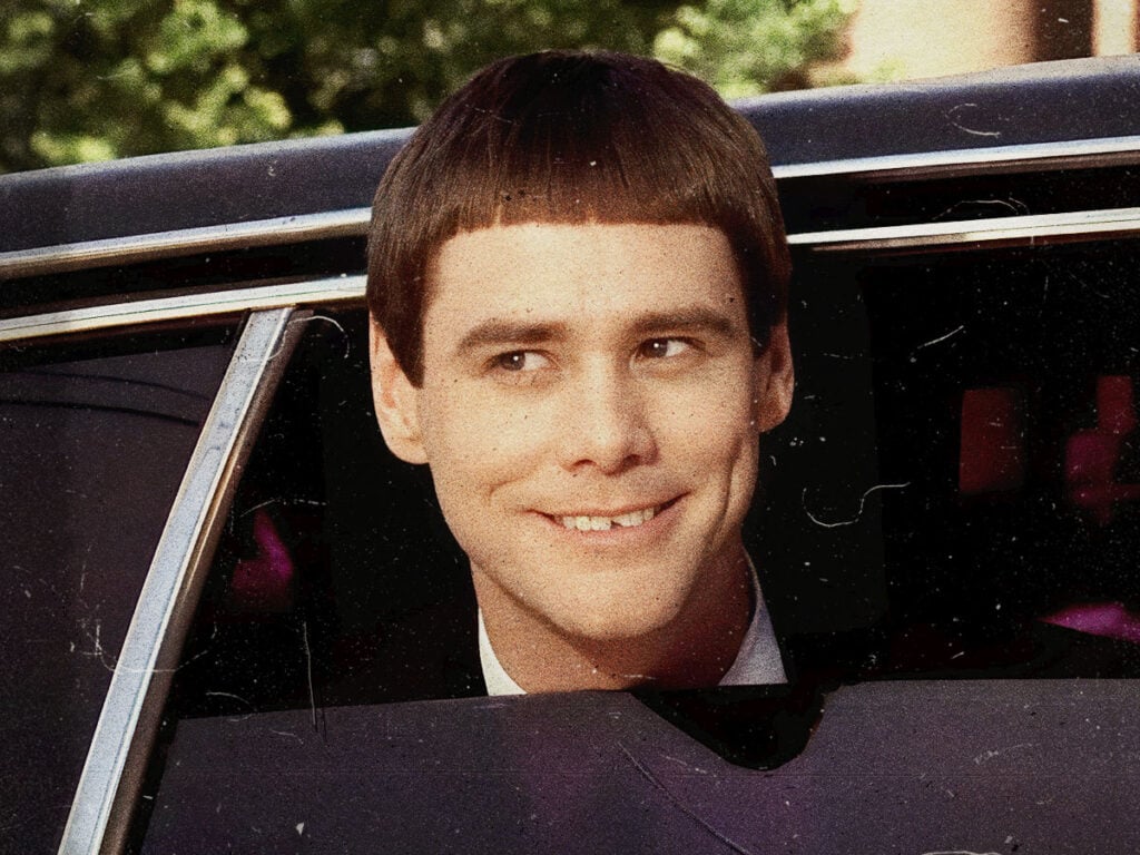 Jim Carrey as Lloyd Christmas in Dumb and Dumber - 1994