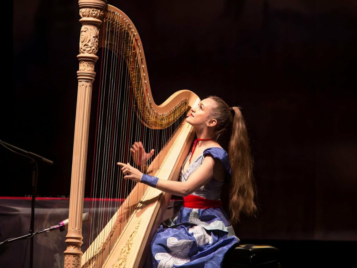 Joanna Newsom performs at the Orpheum Theatre