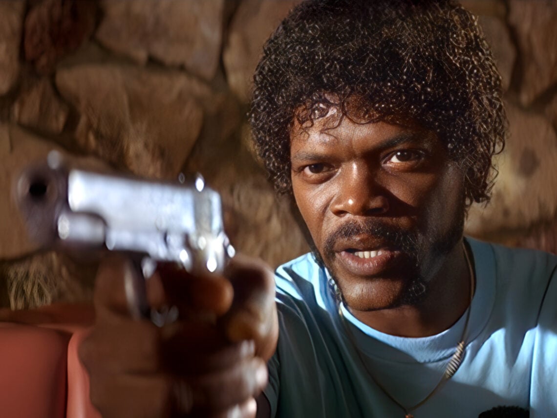 Samuel L. Jackson as Jules Winnfield in Quentin Tarantino's 'Pulp Fiction' -1994