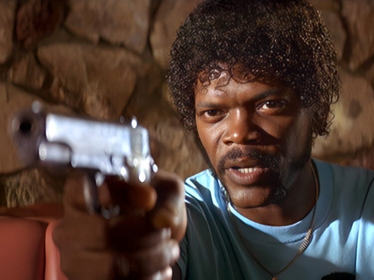 Samuel L. Jackson as Jules Winnfield in Quentin Tarantino's 'Pulp Fiction' -1994
