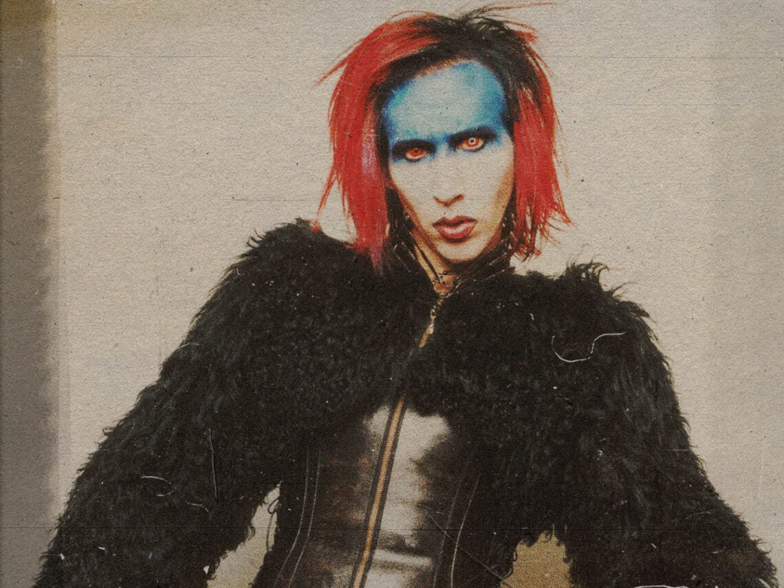 Photograph of Marilyn Manson during the Mechanical Animals era