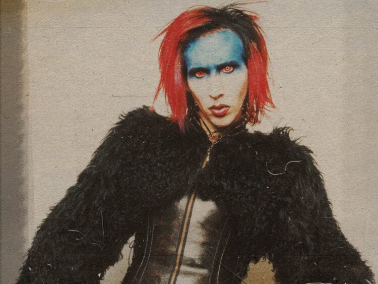 Photograph of Marilyn Manson during the Mechanical Animals era