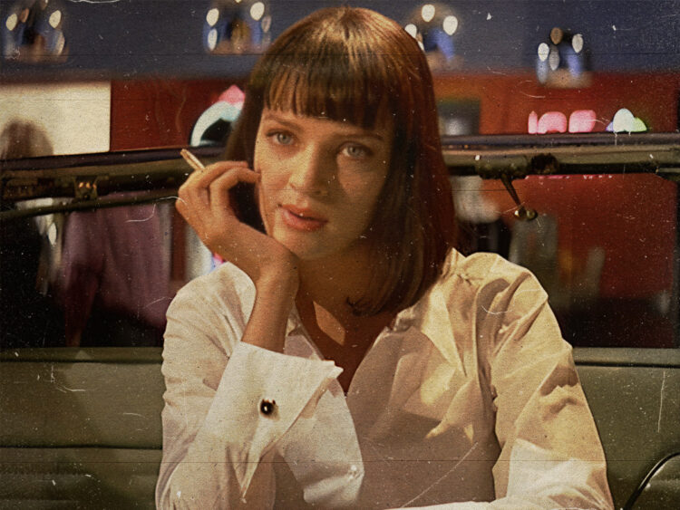 Uma Thurman as Mia Wallace in Quentin Tarantino's 'Pulp Fiction' - 1994