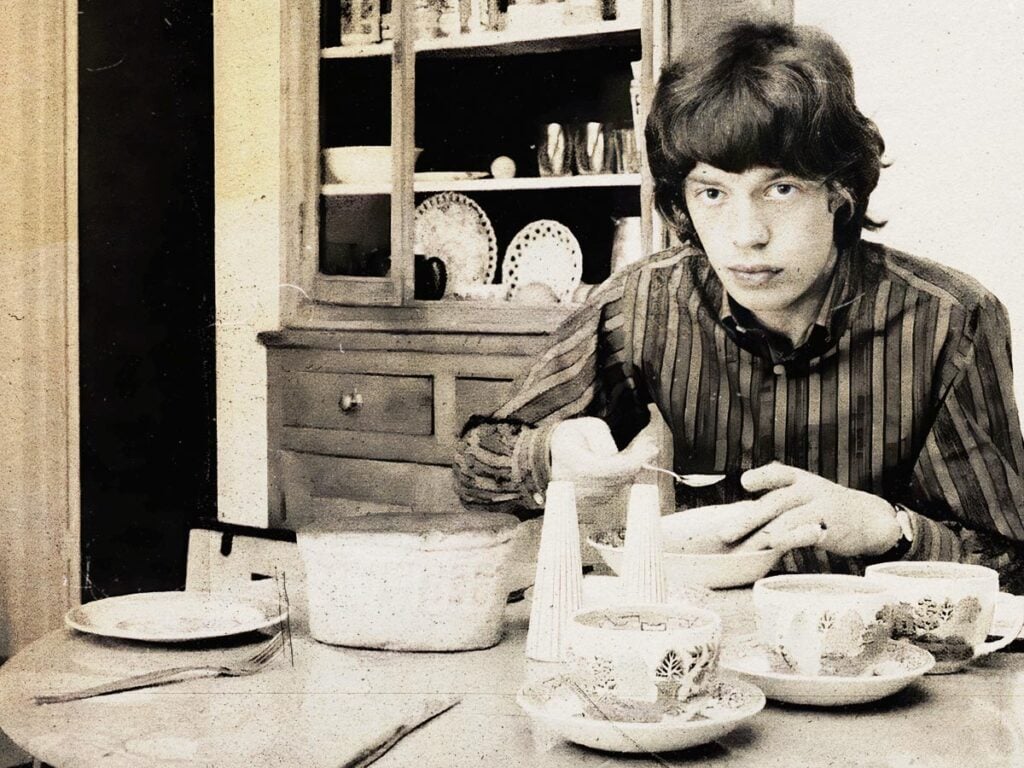 Mick Jagger - 'Eating breakfast at home' - 1965 - by Bent Rej