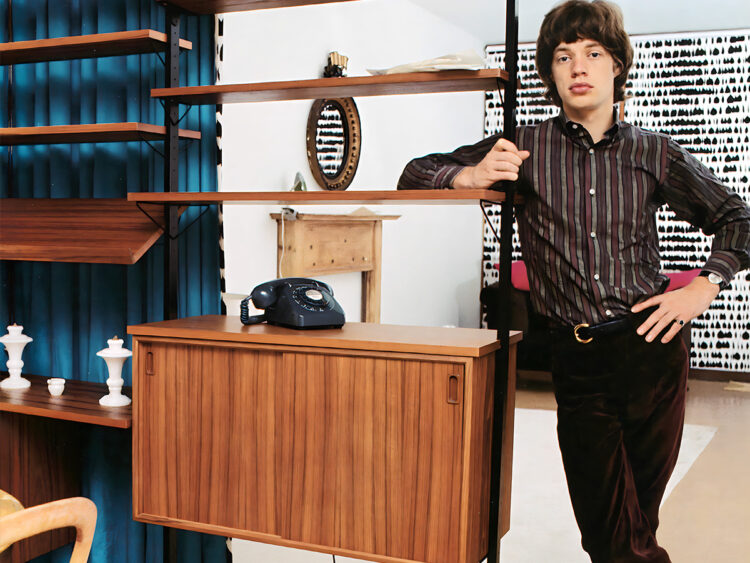 Mick Jagger 'at home' - by Bent Rej