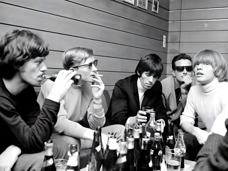 The Rolling Stones Backstage by Bent Rej - Copenhagen - 1965