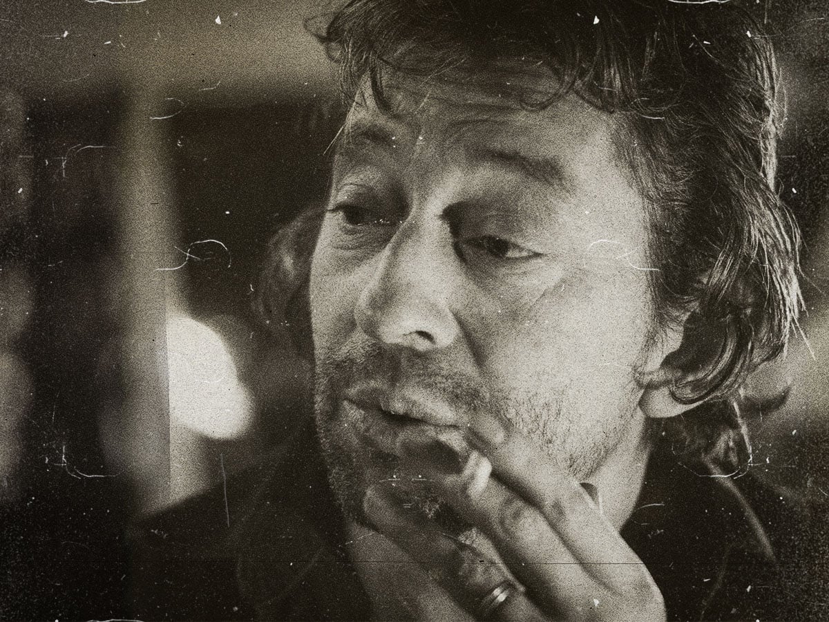Serge Gainsbourg photographed by Claude Truong-Ngoc, 24 November 198