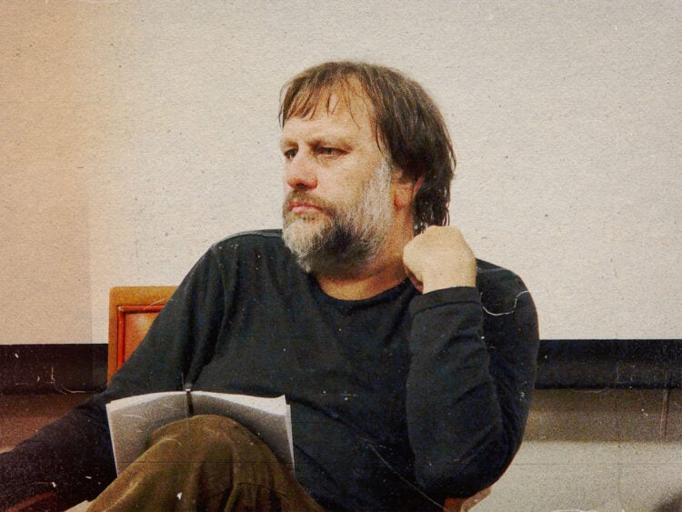Slavoj Zizek - Slovenian philosopher in Liverpool - 2008