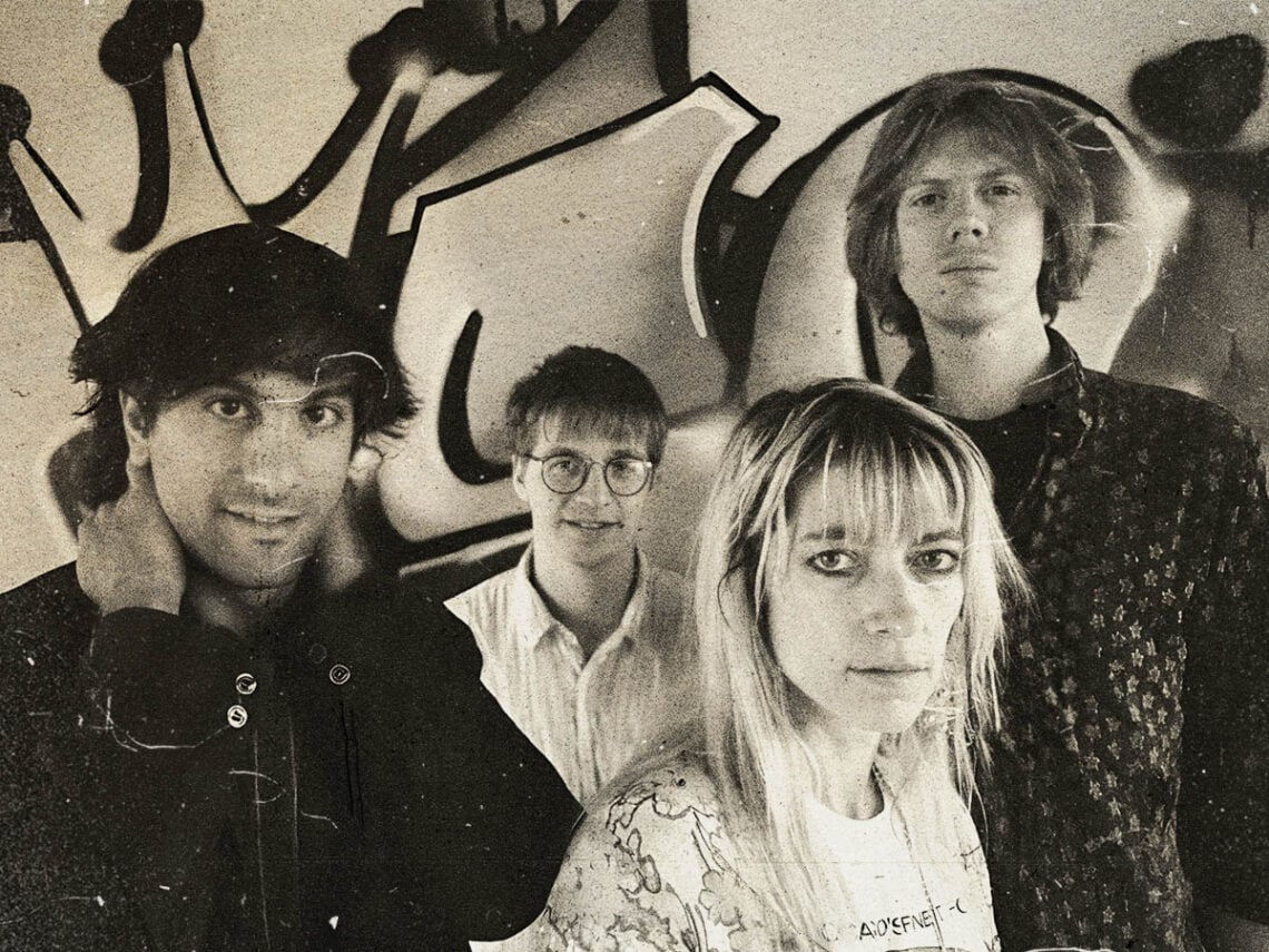 Sonic Youth pictured in London - 1987