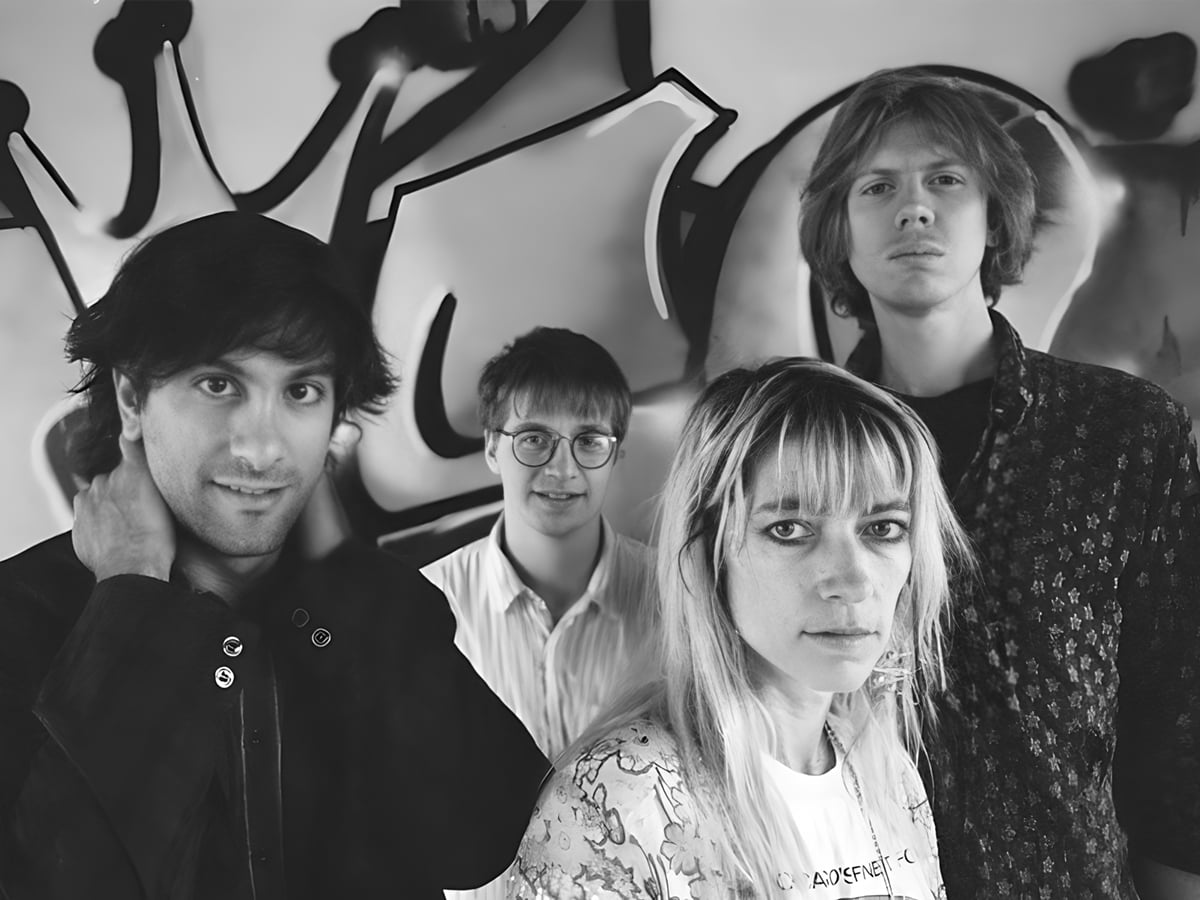Sonic Youth pictured in London - 1987