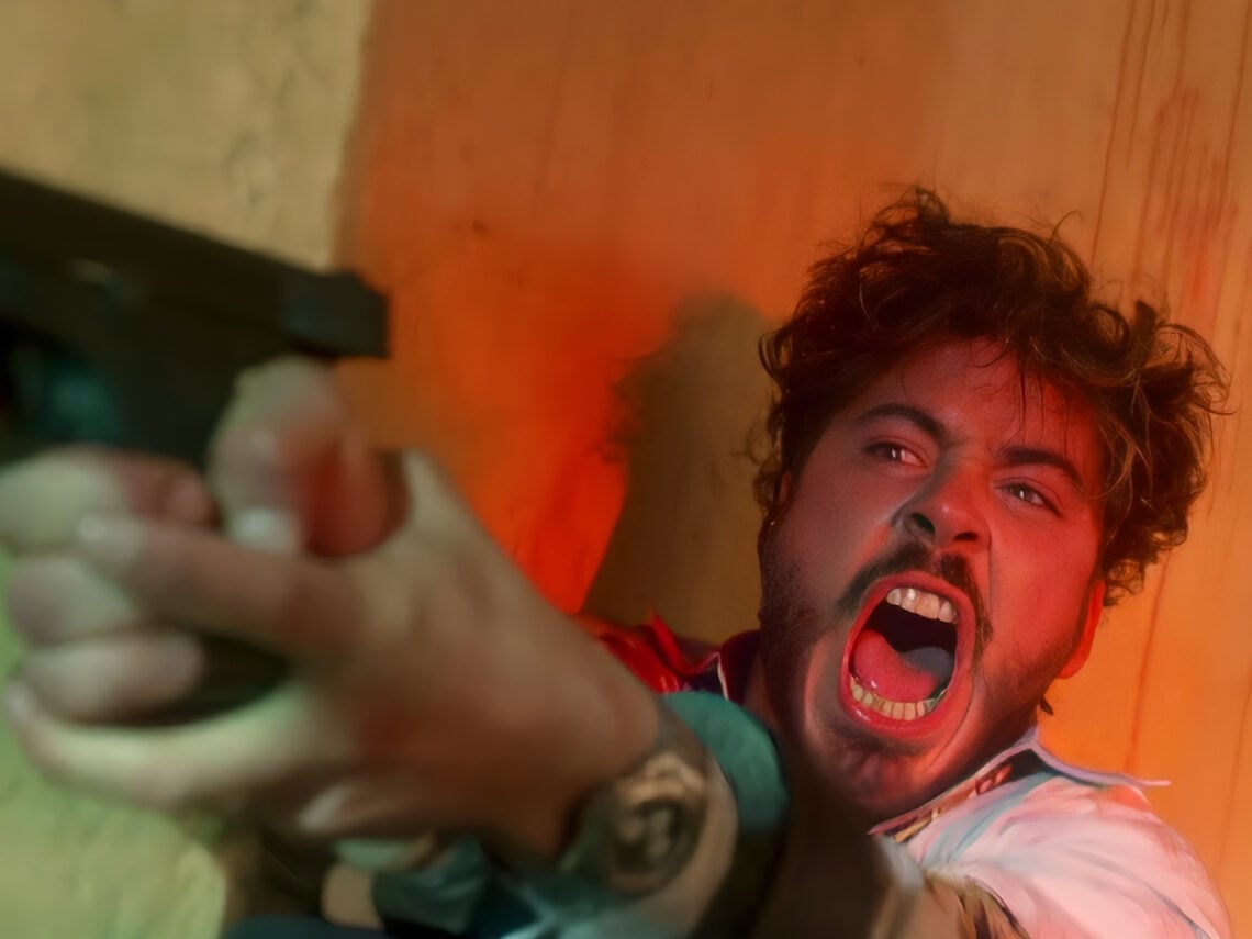 Robert Downey Jr as Wayne Gale in Natural Born Killers - 1994