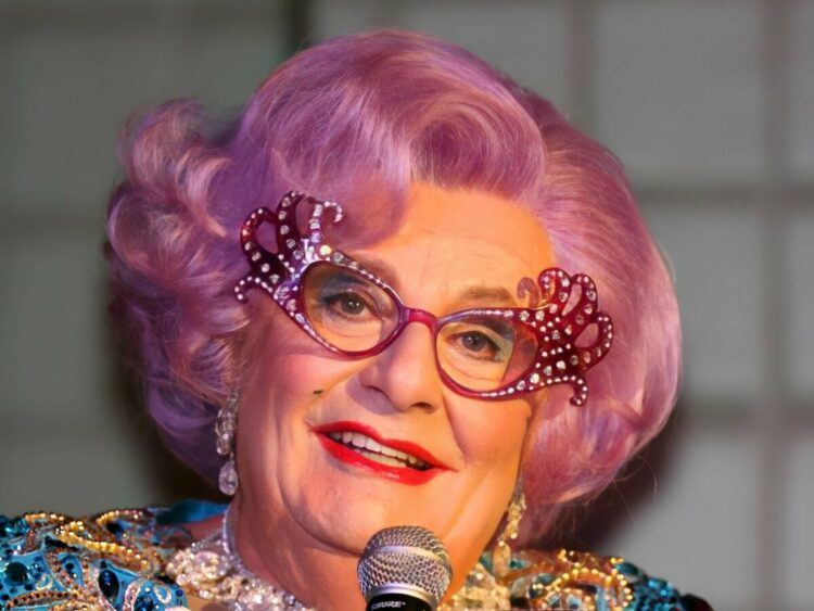 n An intimate night with Dame Edna: New Jenny Craig ambassador performs at Civic Hotel, Sydney