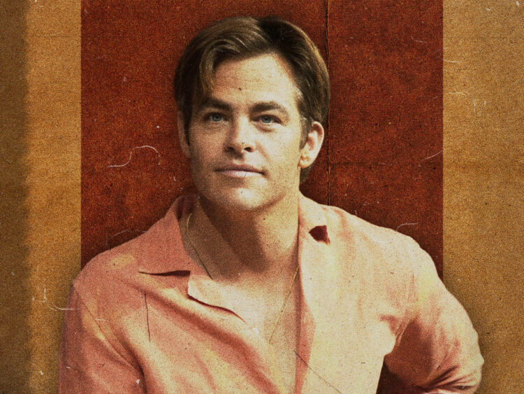 Chris Pine speaking at the 2018 San Diego Comic Con International, for "Wonder Woman 1984", at the San Diego Convention Center