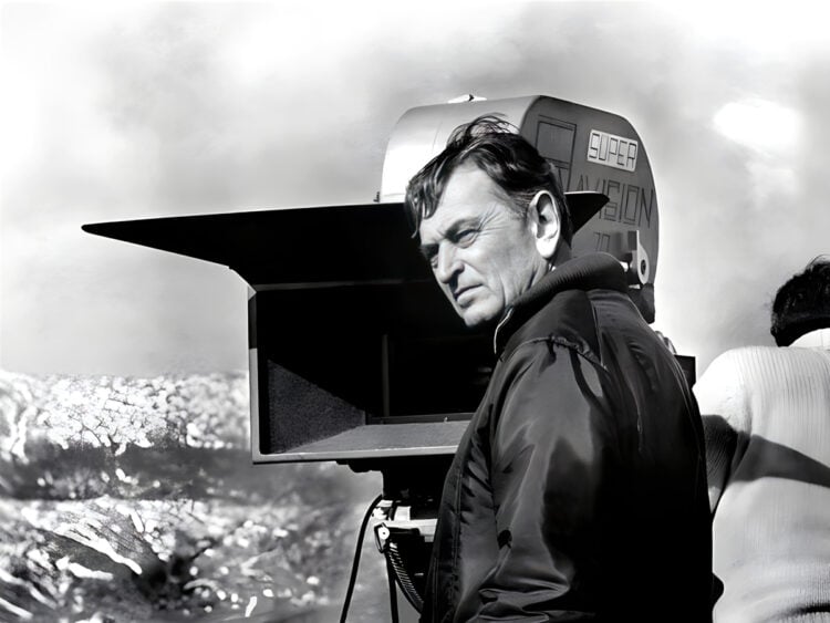 David Lean on the set of 'Ryan's Daughter' - 1970