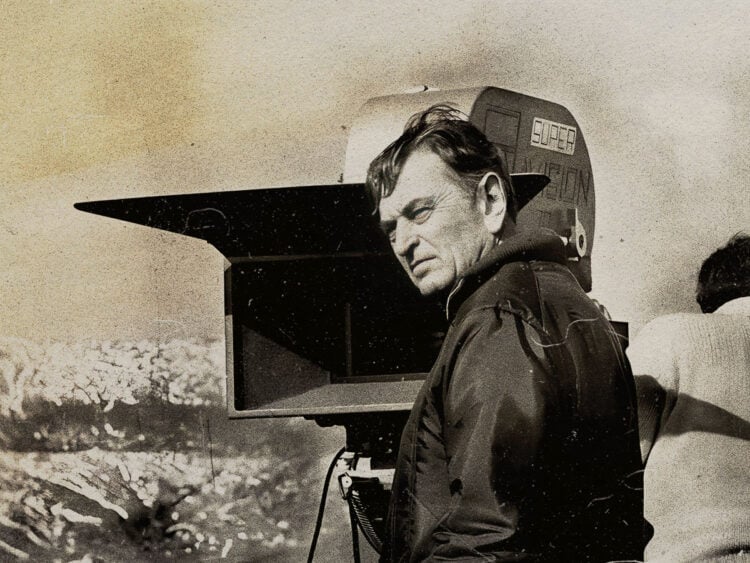 David Lean on the set of 'Ryan's Daughter' - 1970