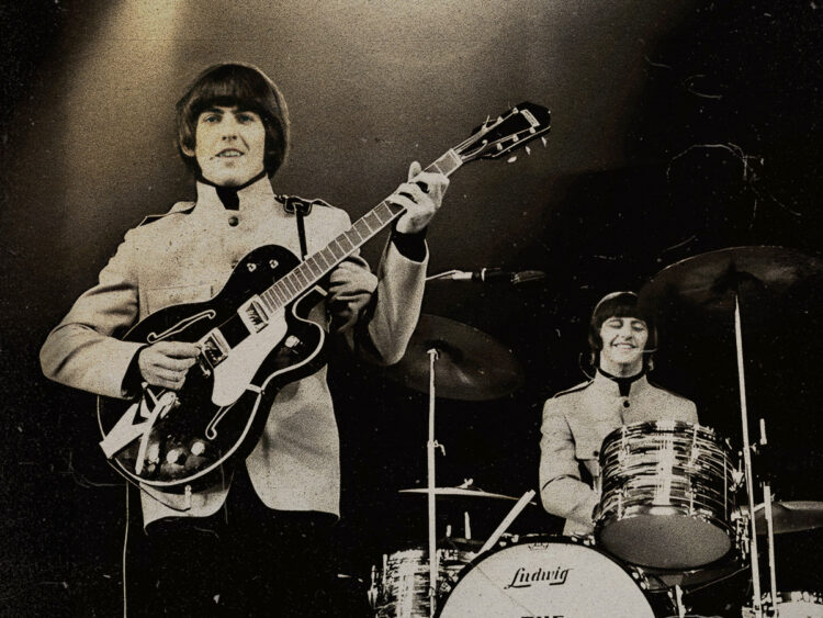 The Beatles, George Harrison and Ringo Star, NME Poll Winners Concert April 1965