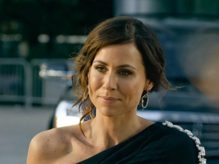 Minnie Driver. At the premiere of "Barney's Version", directed by Richard J. Lewis, during the Toronto International Film Festival, 2010.
