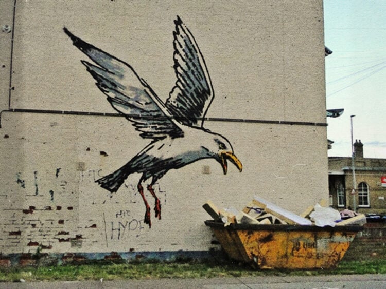 Banksy - Seagull - Lowestoft - UK - Street Art - Art