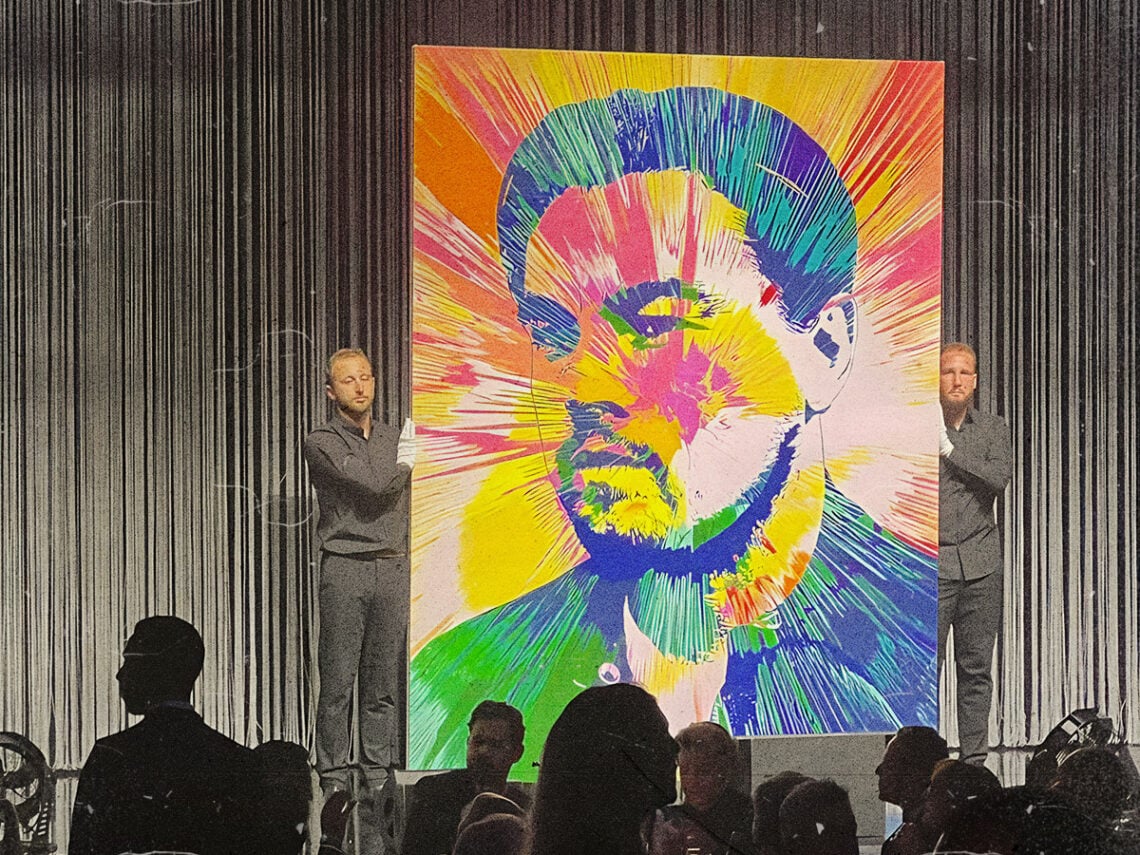 Damien Hirst's Portrait of Leonardo DiCaprio