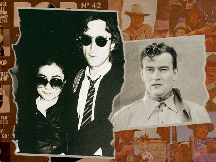 John Lennon - John Wanye - Split Image