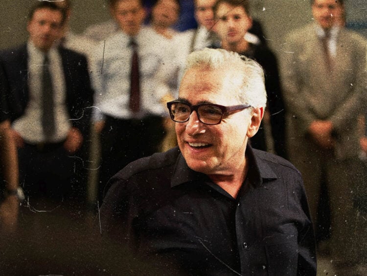 Martin Scorsese filming The Wolf of Wall Street - 2013