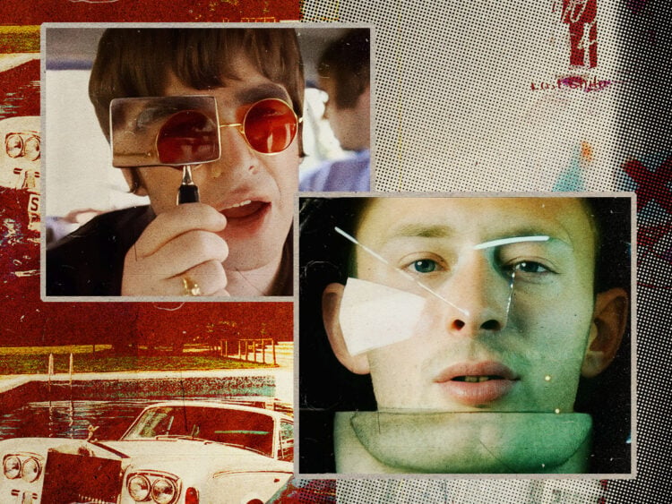 Noel Gallagher - Thom Yorke - Oasis - Radiohead - Split Image