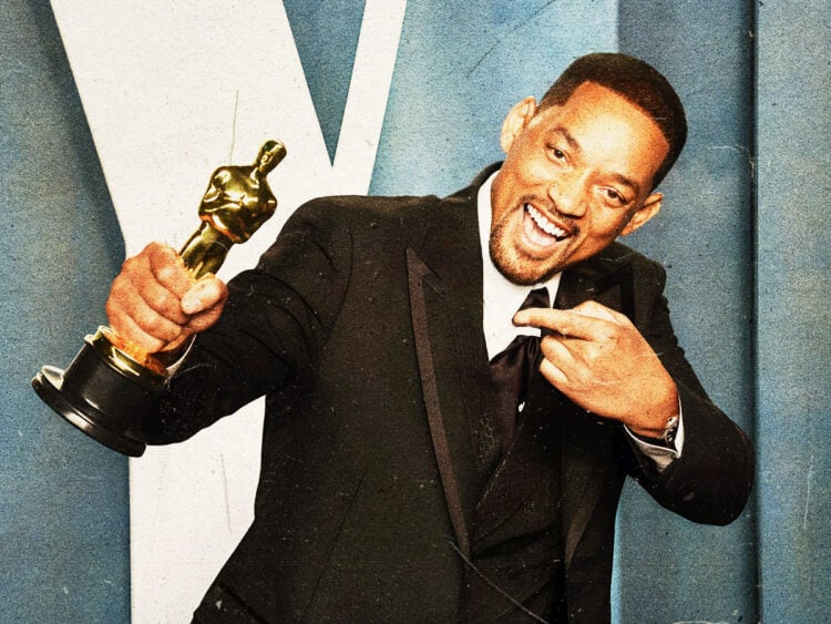 Will Smith attending the Vanity Fair Oscar Party 2022