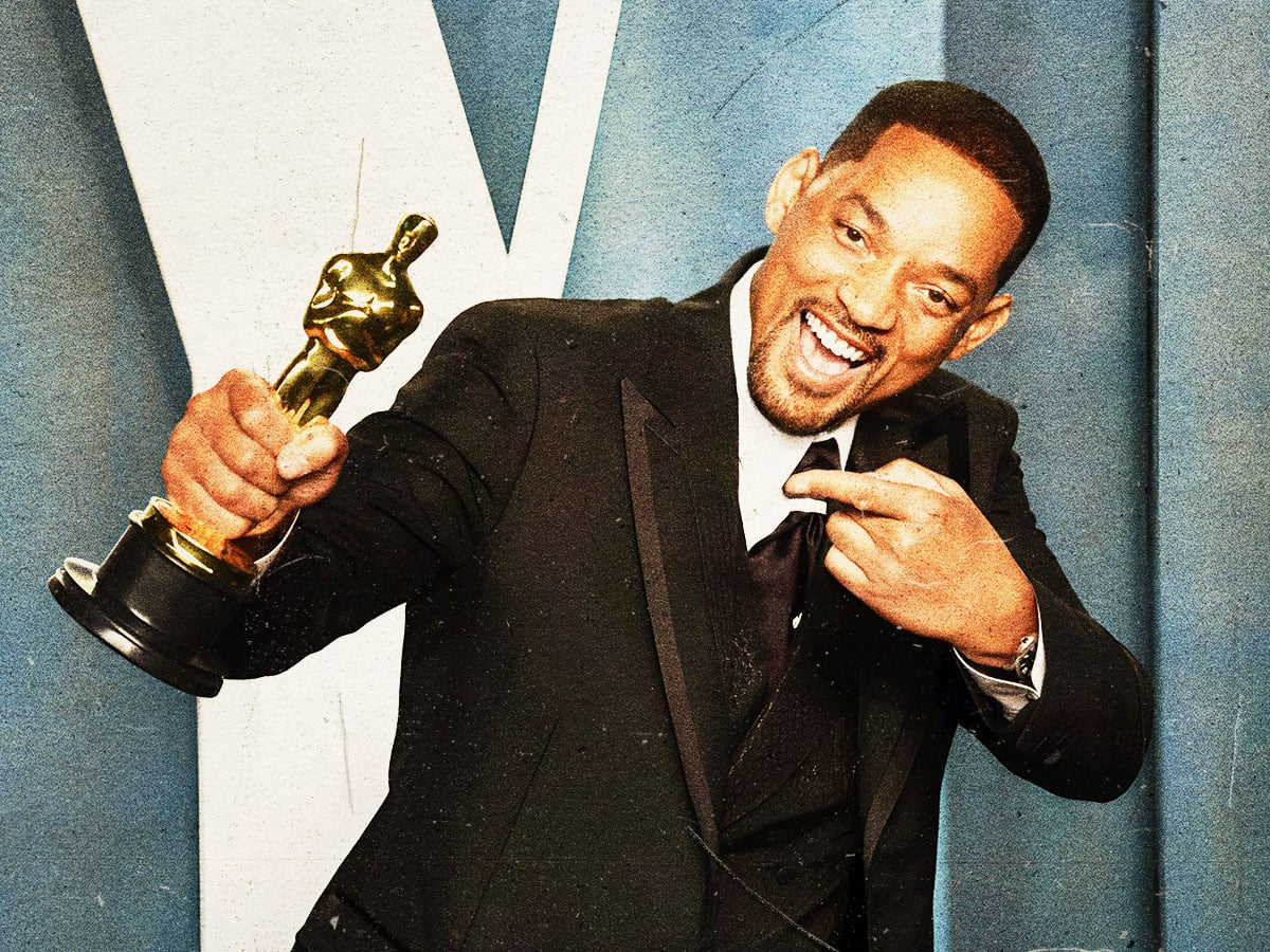 Will Smith attending the Vanity Fair Oscar Party 2022
