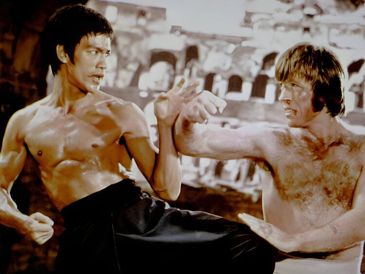 Bruce Lee - Chuck Norris - Fight