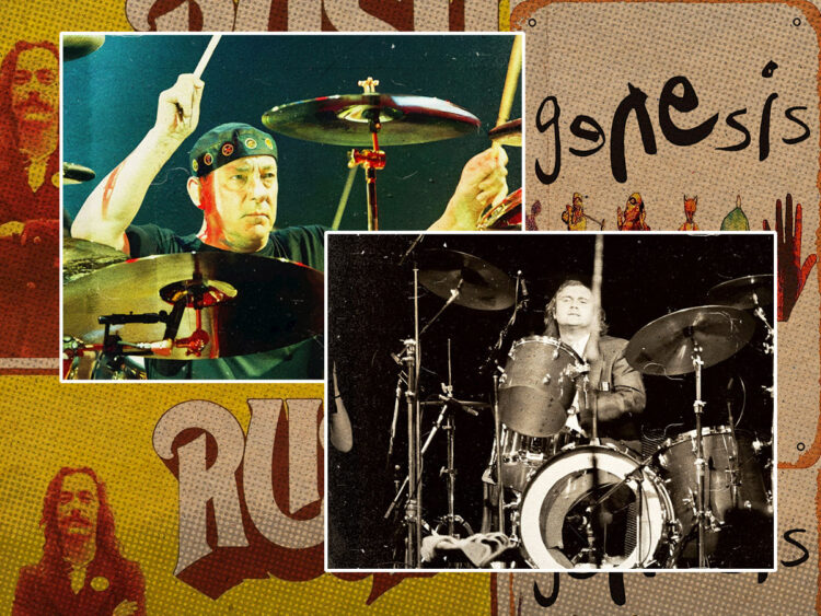 Neil Peart - Phil Collins - Rush - Genesis - Split