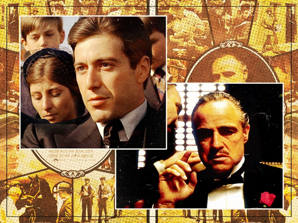 Al Pacino - Marlon Brando - Don Corleone - Michael Corleone - The Godfather - 1972