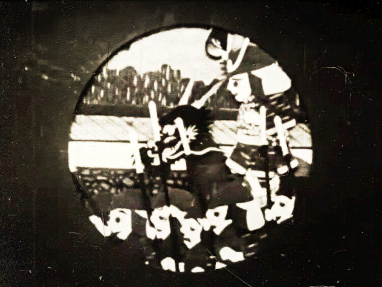 'Burglars of Baghdad Castle'- early Japanese animation - 2023