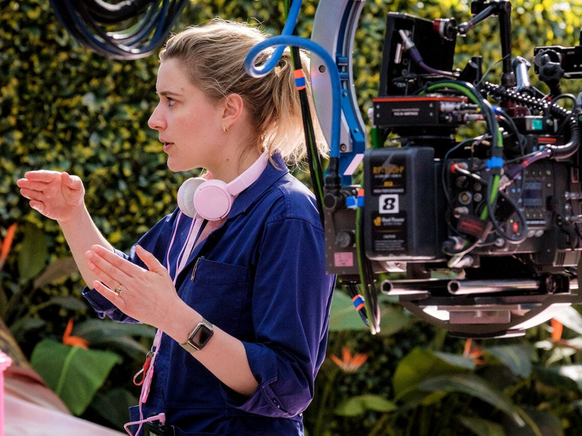 Director/Writer GRETA GERWIG on the set of Warner Bros. Pictures “BARBIE"