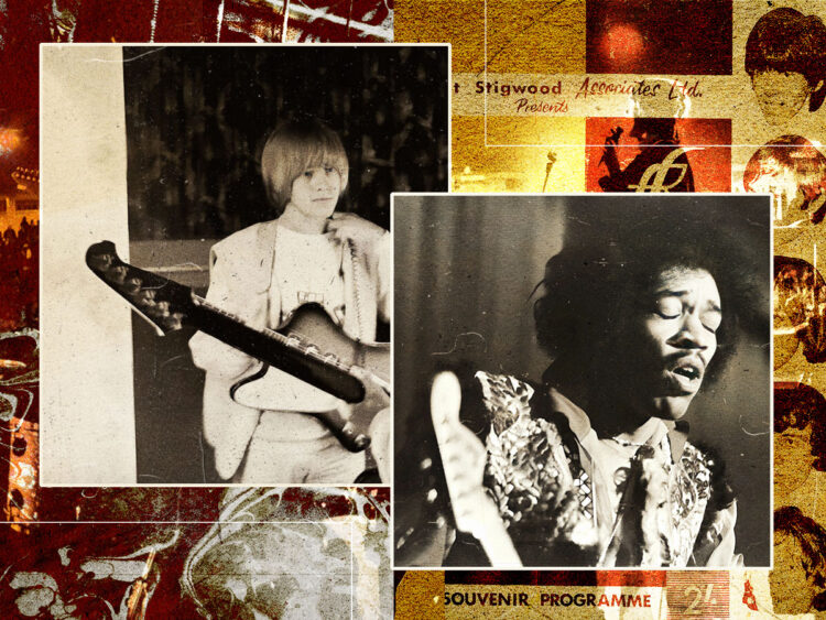 Jimi Hendrix - Brian Jones - The Rolling Stones