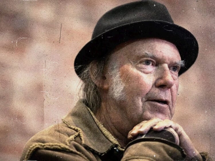 Neil Young speaks during a news conference in Vancouver, British Columbia, on Monday, Nov. 23, 2015