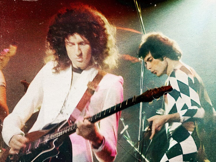 Queen - Brian May - Freddie Mercury - 1977