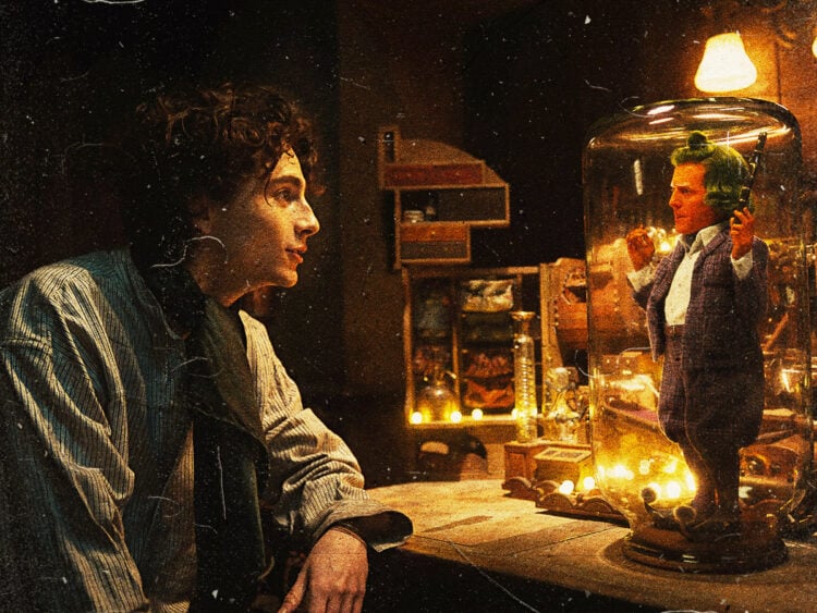 TIMOTHÉE CHALAMET - Hugh Grant - Willy Wonka - Wonka - 2023