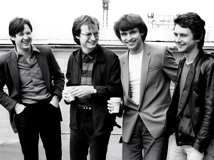 XTC photographed in Philadelphia in 1981