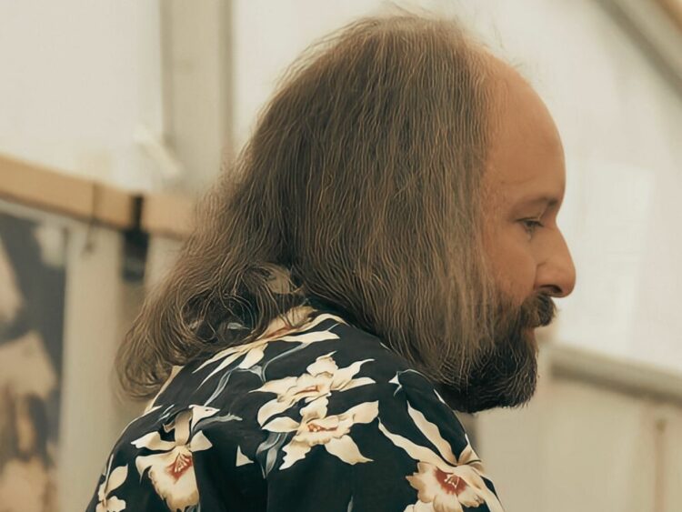 A photo of John Gosling of The Kinks., 2009.
