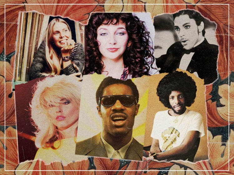 10 women and black philosophers of music - 2023 - Joni Mitchell - Debbie Harry - Kate Bush - Stevie Wonder - Sly Stone - Prince