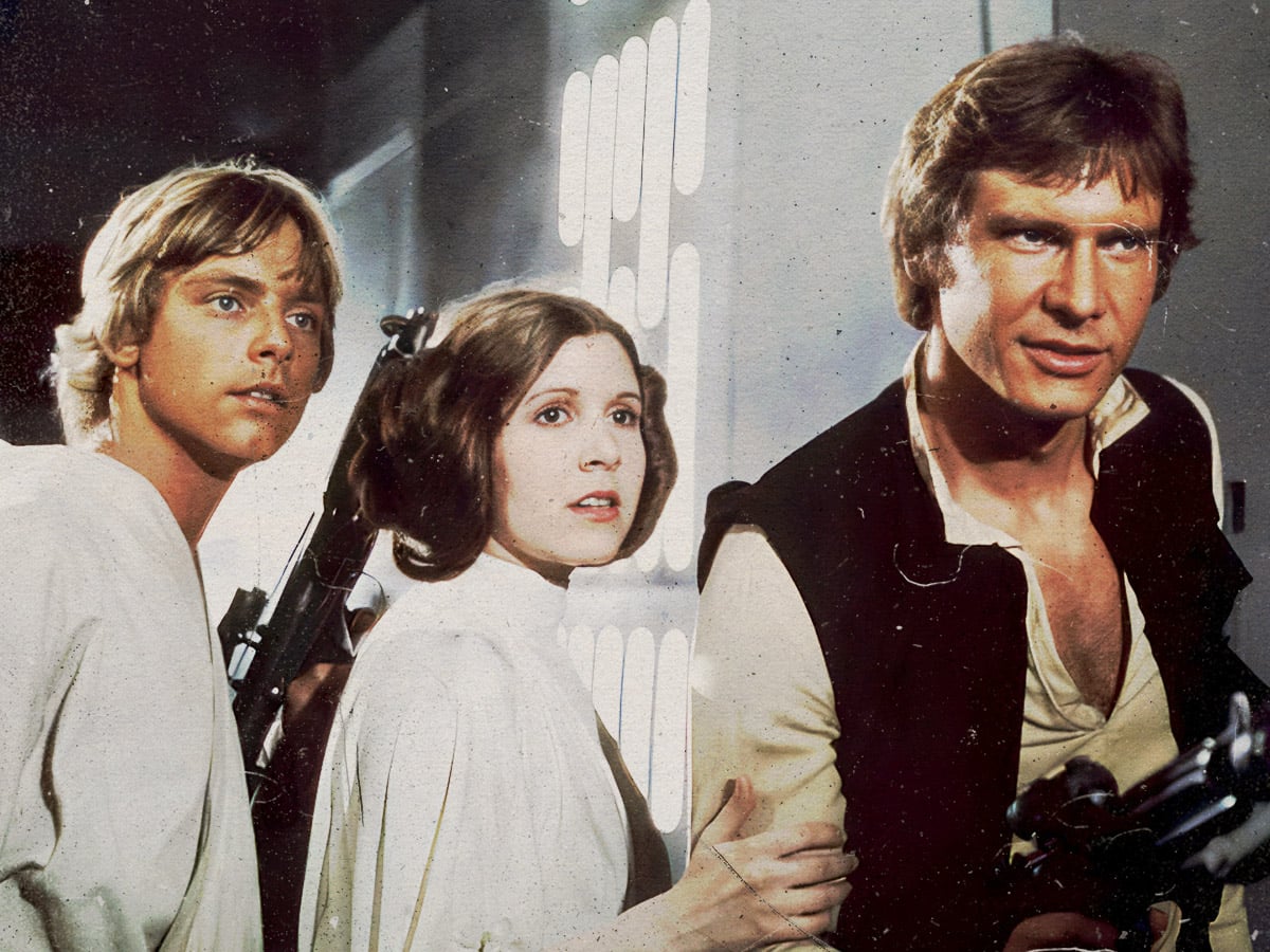 Harrison Ford - Carrie Fisher - Mark Hamill - Star Wars - 1980s