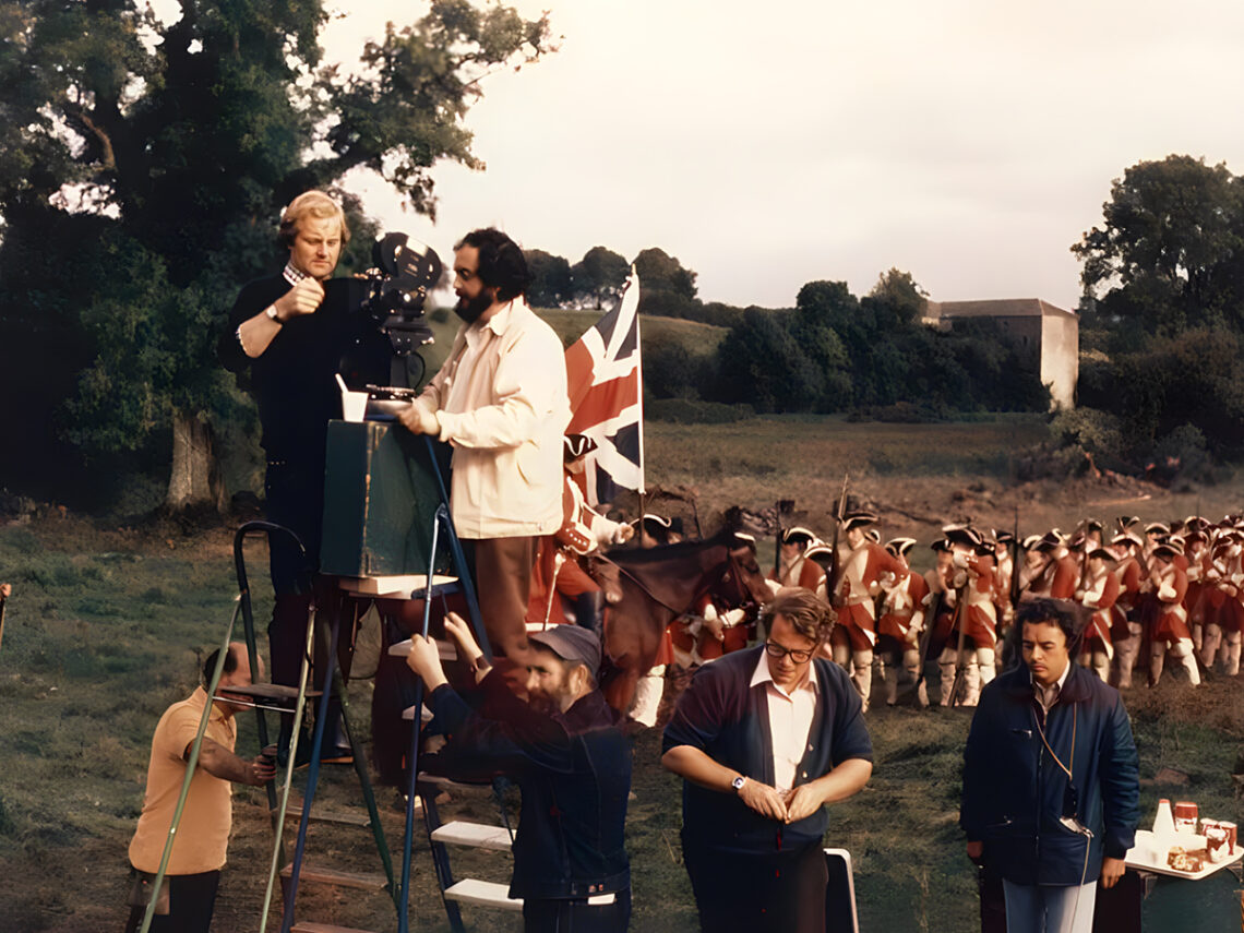 Stanley Kubrick - on the set of Barry Lyndon - 1975
