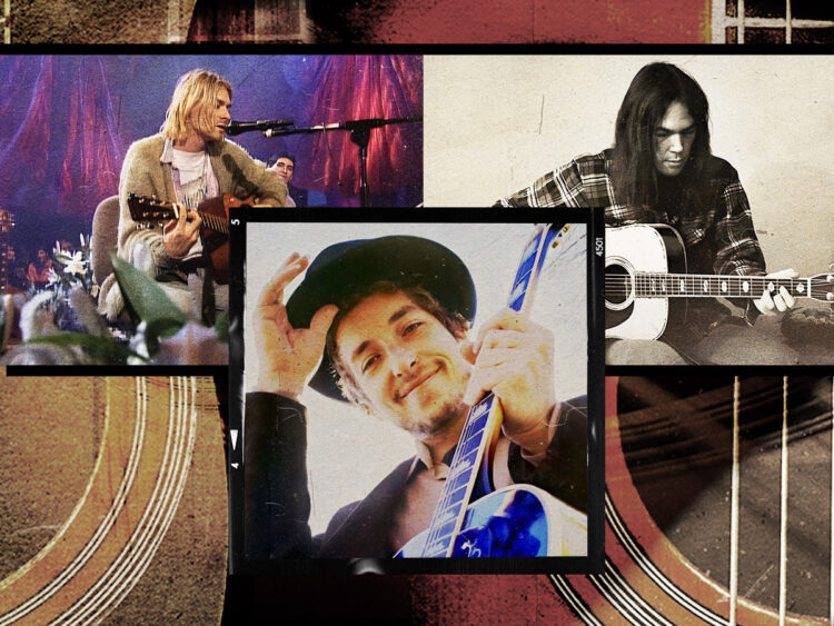 The 10 best acoustic rock songs - 2023 - Nirvana - Bob Dylan - Neil Young
