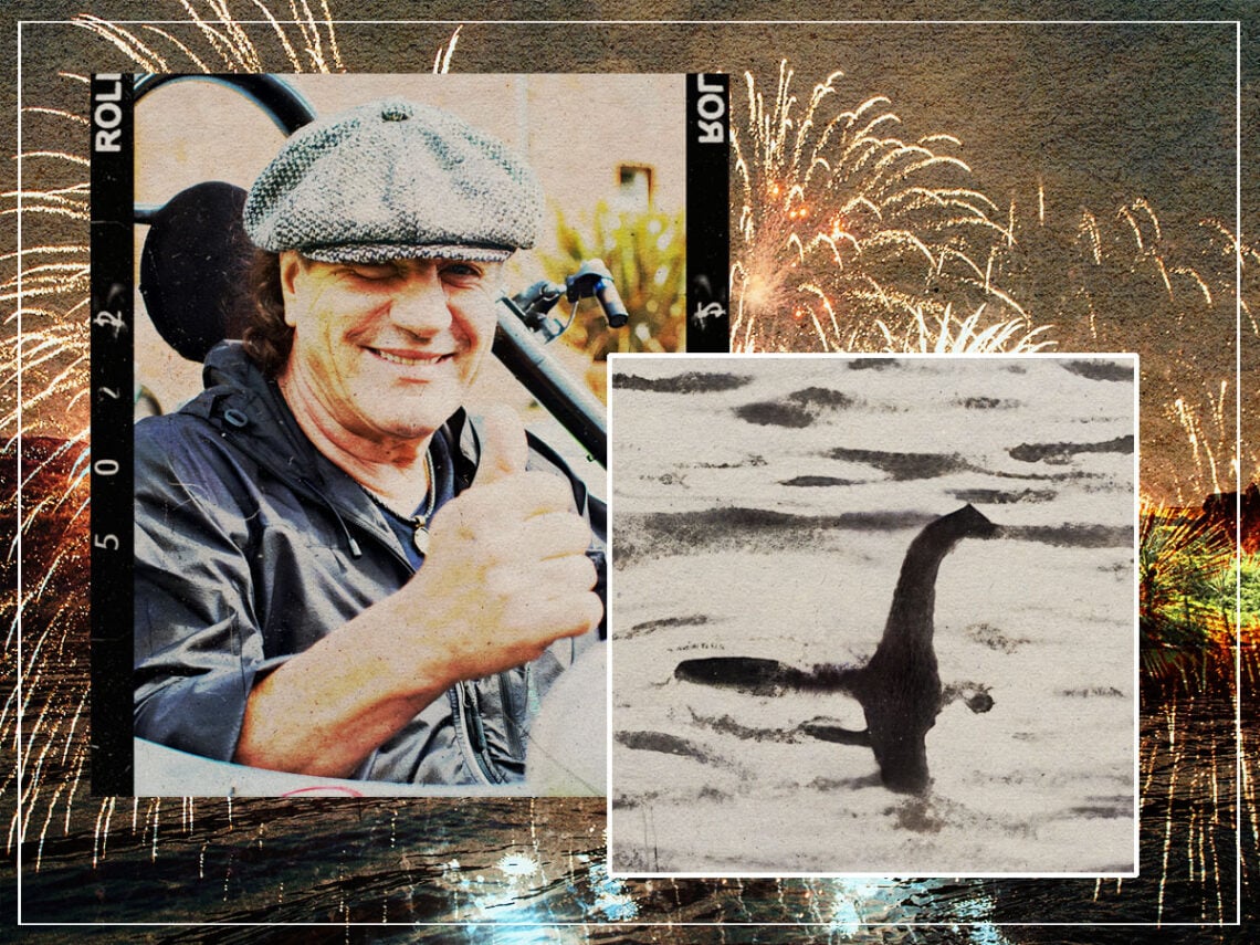 The moment AC:DC's Brian Johnson tried to find the Loch Ness monster with fireworks - 2023