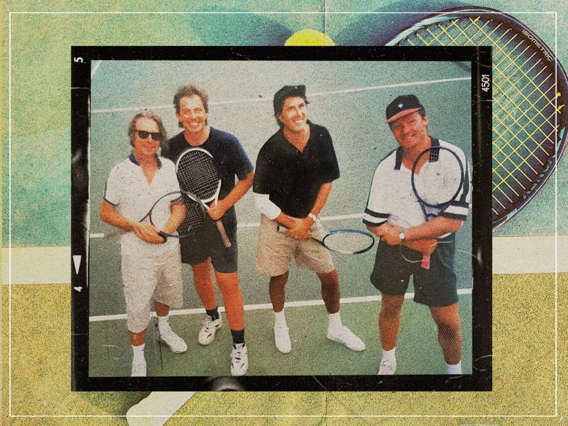 When Bryan Ferry and Dave Stewart played a game of tennis with Tony Blair and Rory Bremner