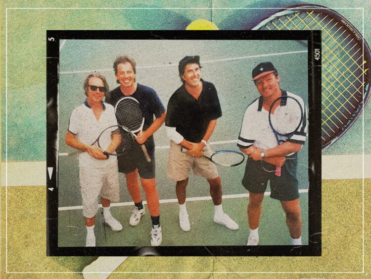 When Bryan Ferry and Dave Stewart played a game of tennis with Tony Blair and Rory Bremner