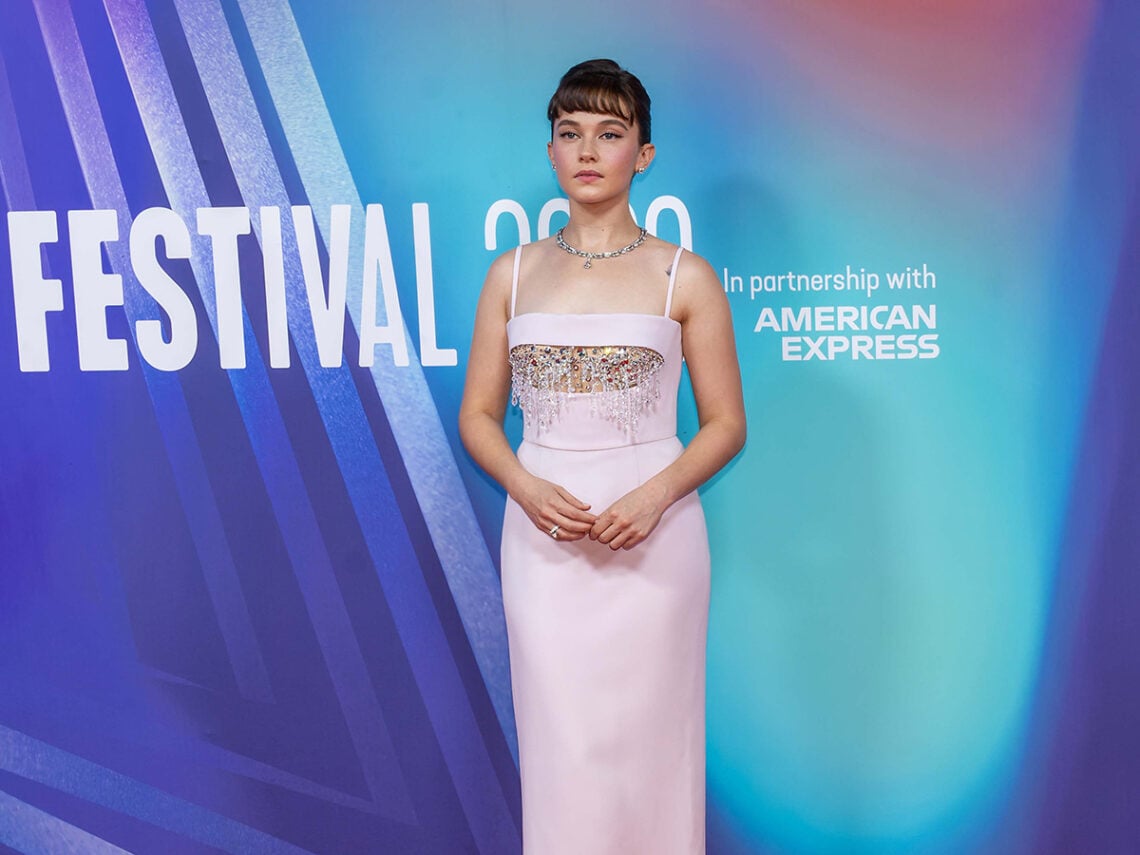 Cailee Spaeny attends the London Film Festival screening of Priscilla - 2023