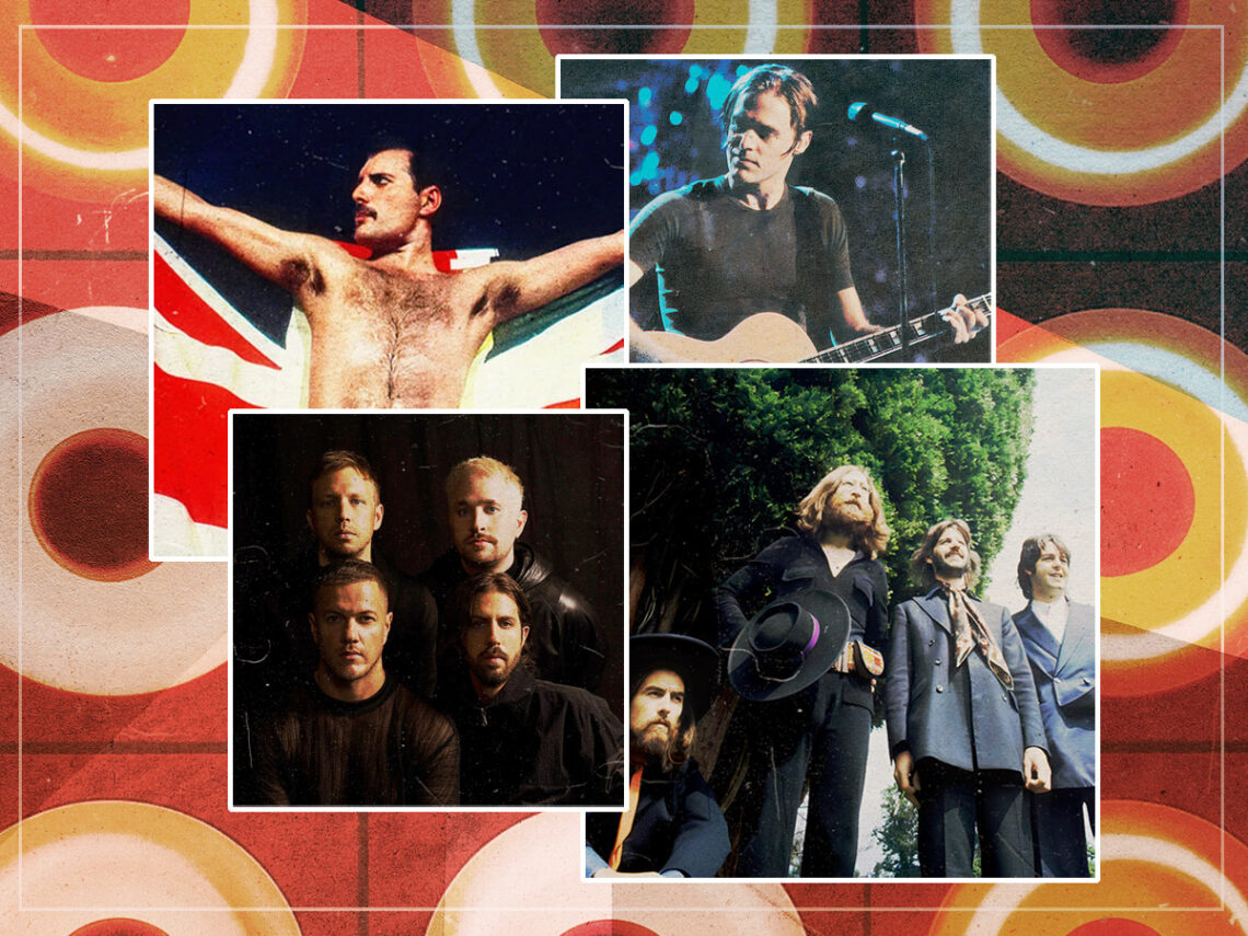 10 best selling rock singles ranked - 2023 - Queen - The Beatles - Bryan Adams - Imagine Dragons